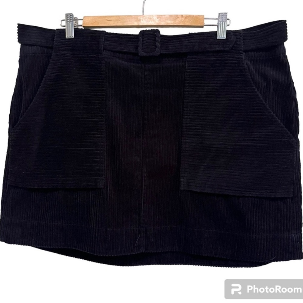 ASOS Belted Corduroy Mini Skirt